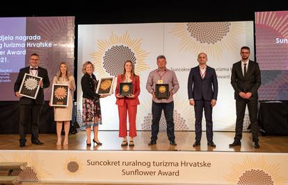 Dodijeljene nagrade Suncokret ruralnog turizma Hrvatske 2021.