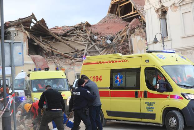 Posljedice razornog potresa u Petrinji i okolici