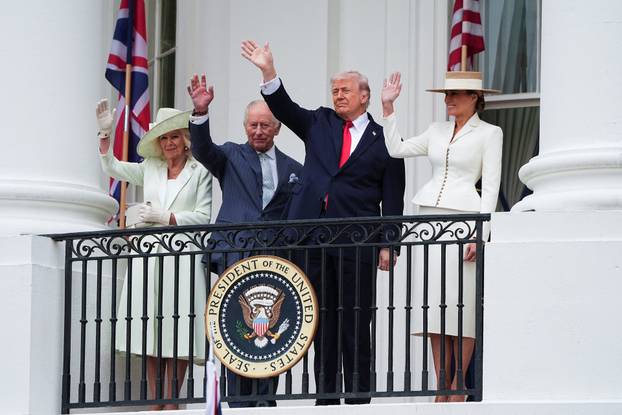 Britain's King Charles and Queen Camilla in the United States for state visit