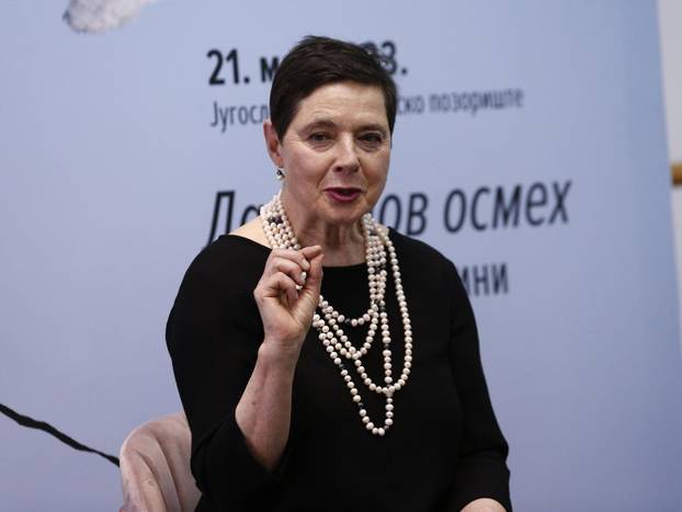 Slavna glumica Isabella Rossellini autorskom predstavom 'Darwinov osmijeh' gostuje na Beogradskom festivalu igre