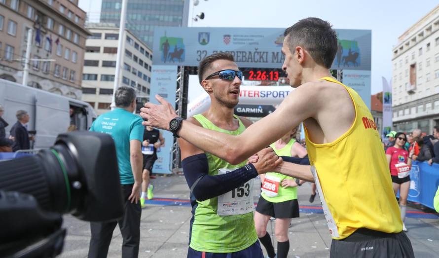 Cilj 32. Zagrebačkog maratona