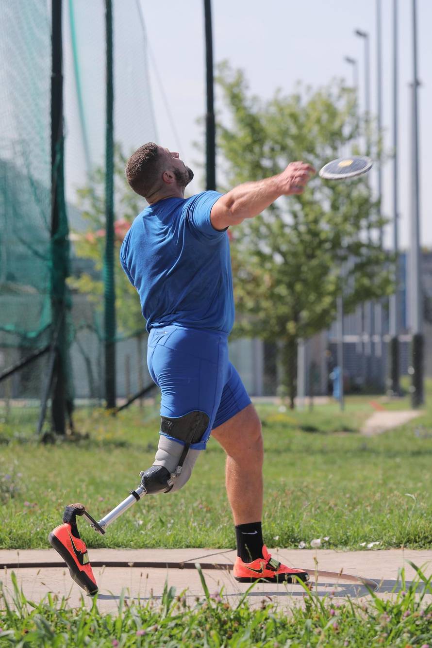 Zagreb: Ivan Katanušić, paraolimpijac i bacač diska