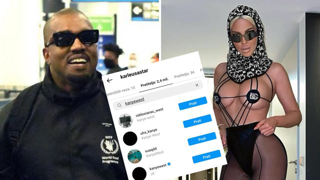 Kanye West zapratio Karleušu: Govorila je da ju Kim kopira