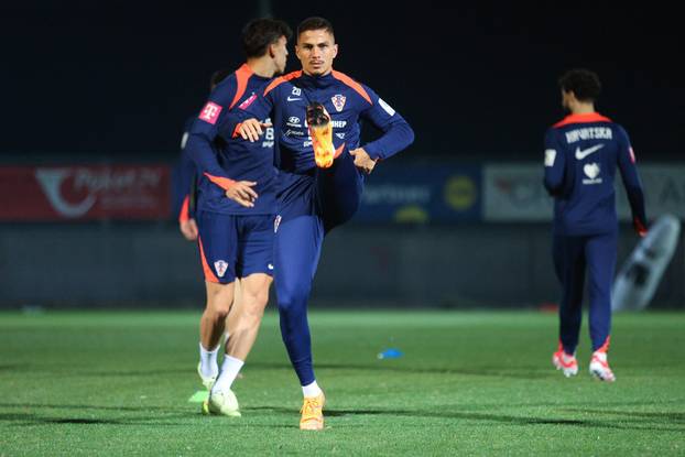 Rijeka: Trening hrvatske nogometne reprezentacije