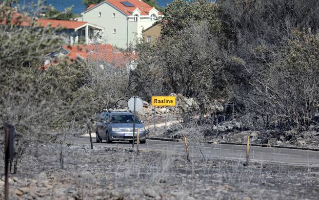 Posljedice požara na području Rasline