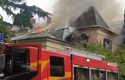 Planula vila u Puli: Veliki požar gasilo više vatrogasnih vozila