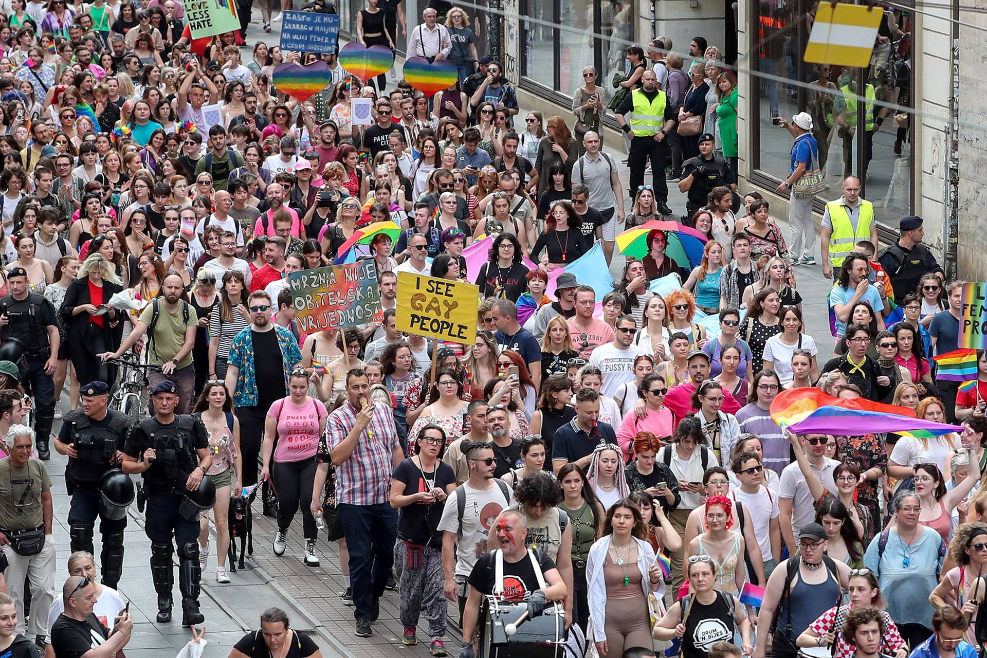 Zagreb: 22. Povorka ponosa pod sloganom "Zajedno za trans prava!"