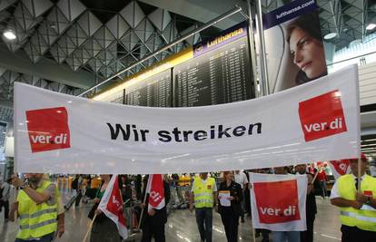 U Njemačkoj zbog štrajka pilota otkazali 360 letova