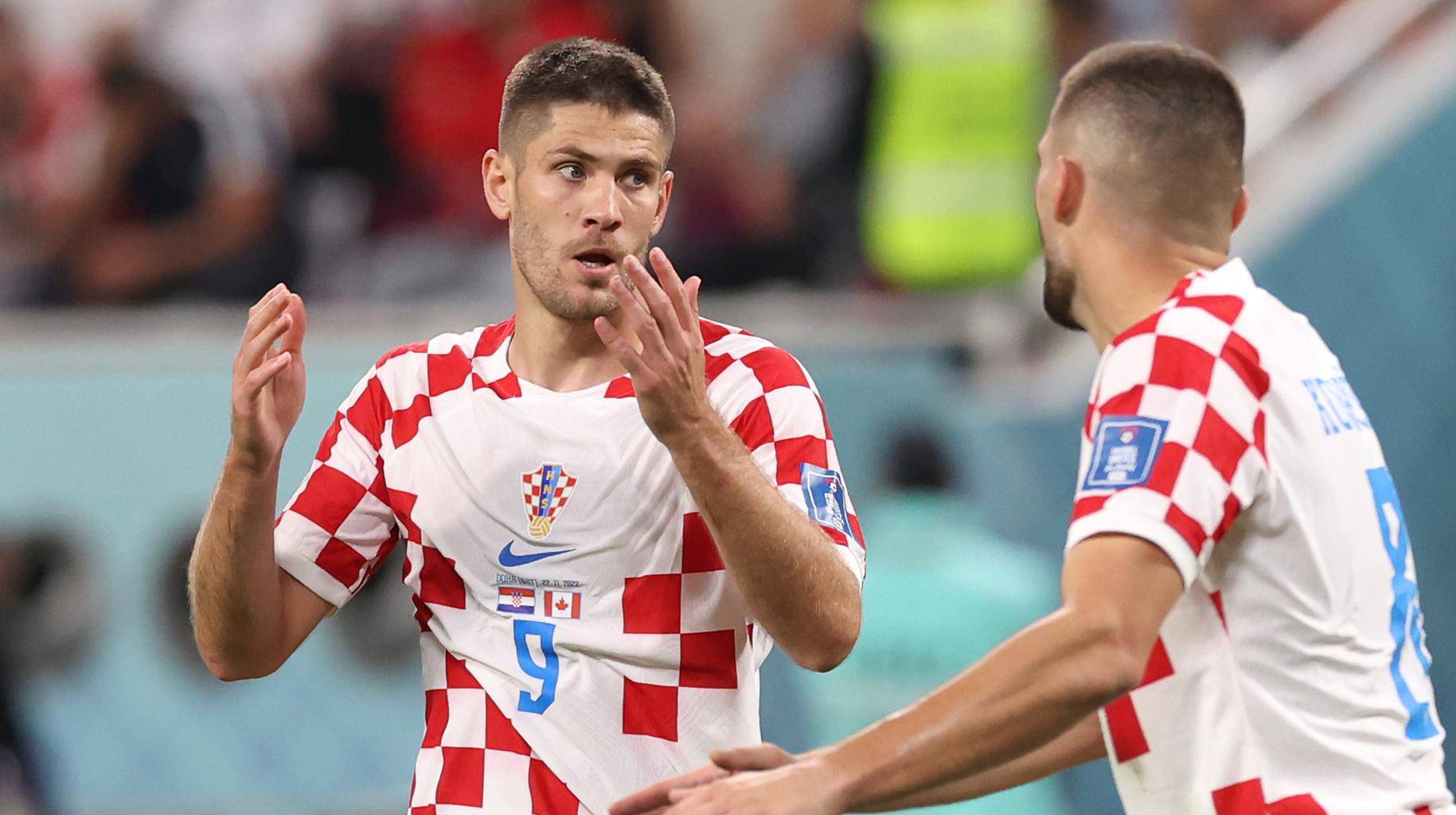 KATAR 2022 - Razočaranje Kramarića nakon što mu je poništen gol tijekom utakmice Hrvatska - Kanada