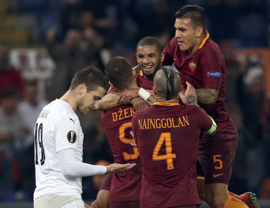 Football Soccer - AS Roma v Viktoria Plzen - UEFA Europa League Group Stage 