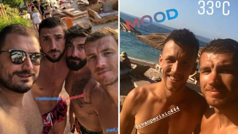 Džeko čeka transfer u Inter i uživa s Perišićem u Dubrovniku