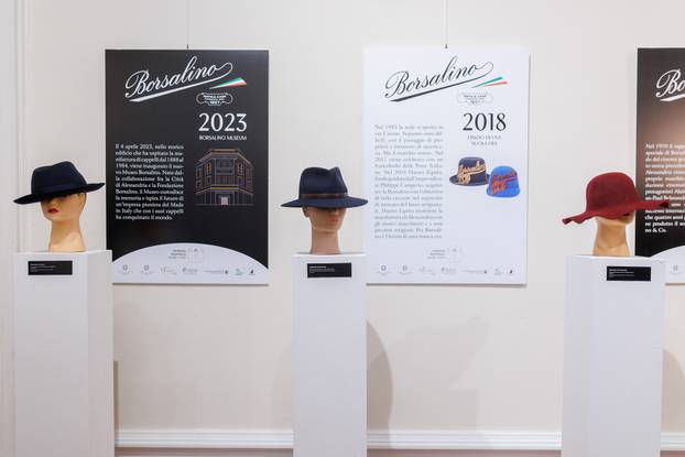 U Rijeci otvorena ekskluzivna izlo&zcaron;ba Borsalino &scaron;e&scaron;ira