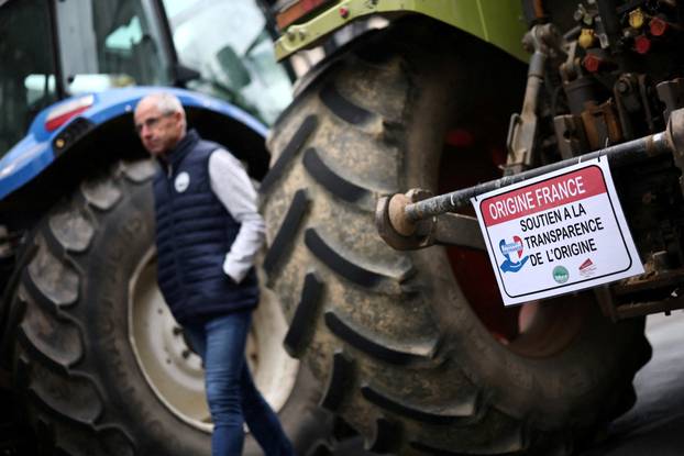 FILE PHOTO: French farmers protest within France
