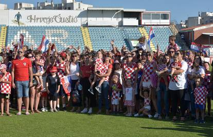 Na zadarskom stadionu iscrtali su 'domaće' reprezentativce