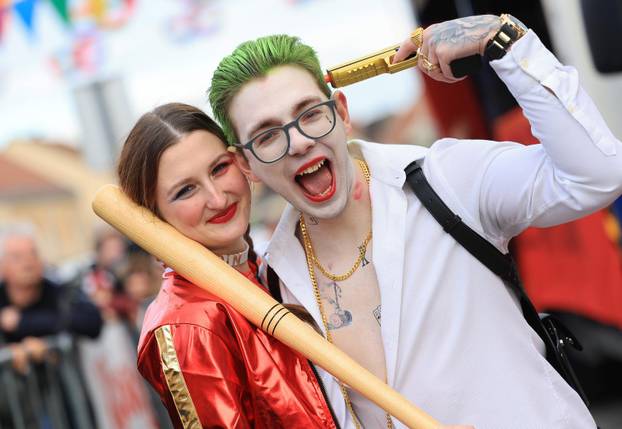 Velika povorka maskiranih grupa na 200. Samoborskom fašniku