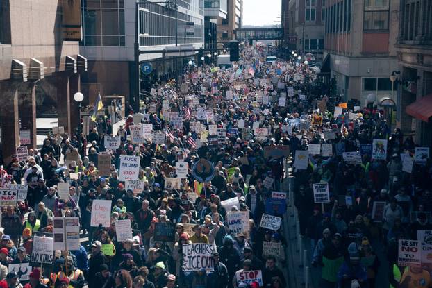 "No Kings" protest against U.S. President Donald Trump's administration policies in Minnesota