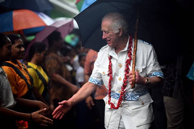 Posjet kraljevskog para Samoi