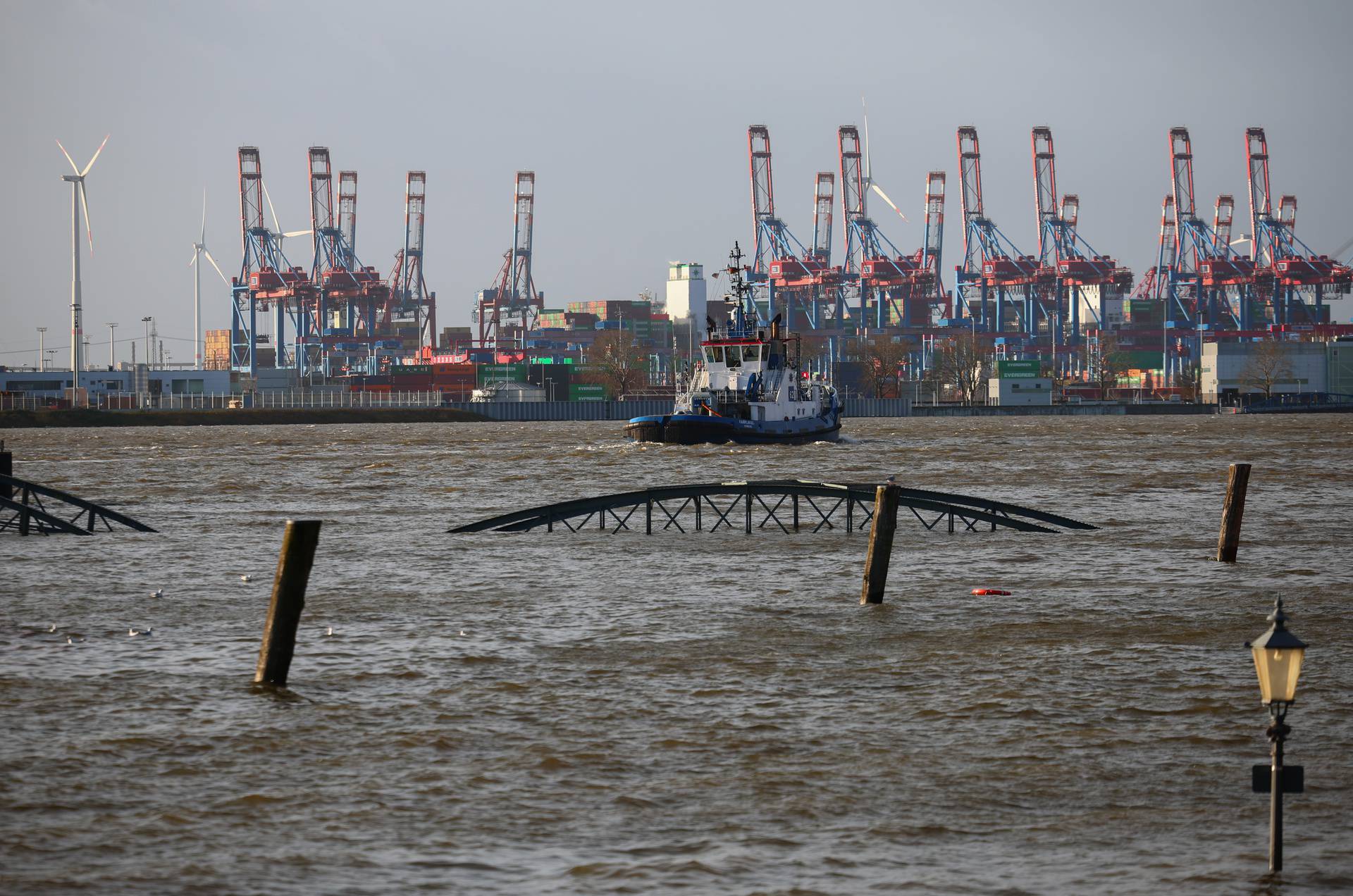 Storm "Zoltan" - Hamburg