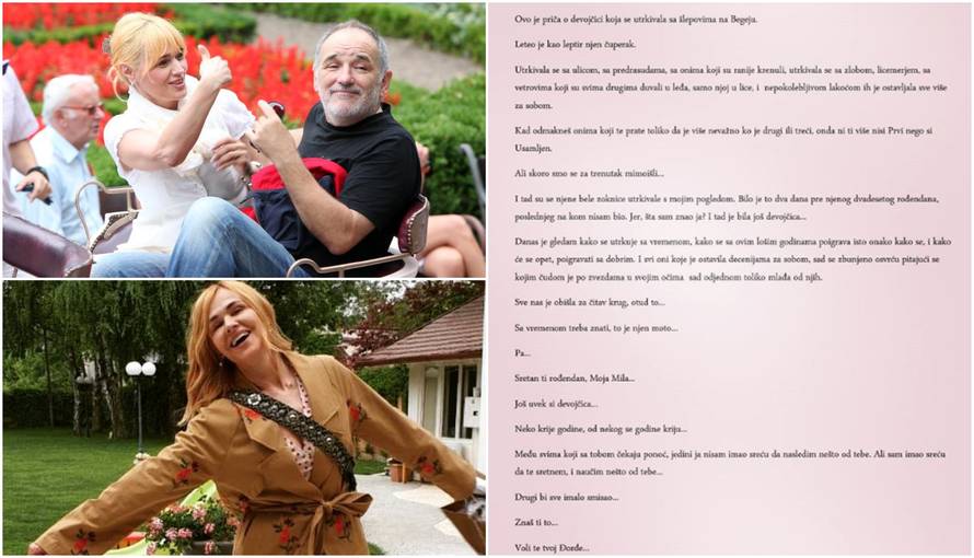 Balašević romantične stihove posvetio supruzi za rođendan