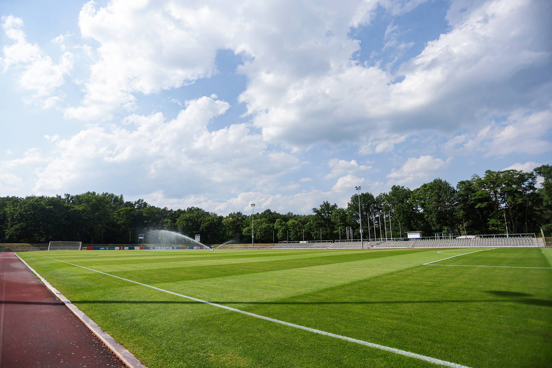 Stadion Volksparkstadion u Neruppinu gdje će se pripremati Hrvatska nogometna reprezentacija