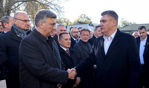 FOTO Plenković i Milanović u Koloni, rukovali se u Vukovaru