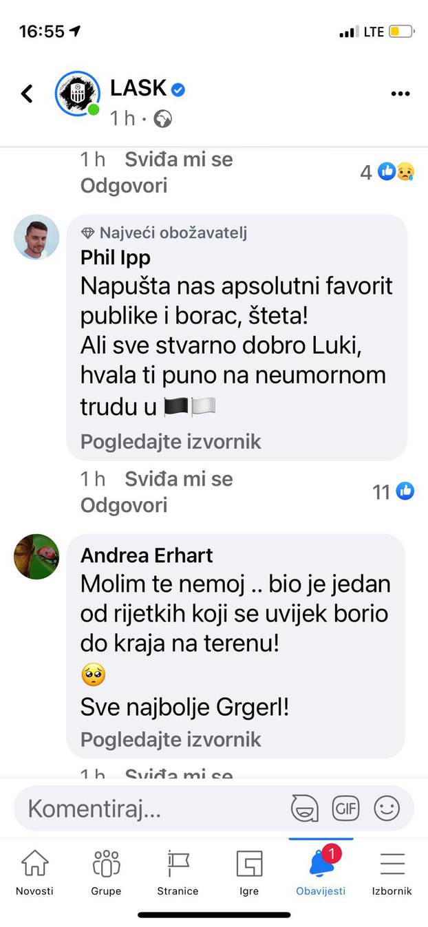 Poruke Lukasu Grgicu