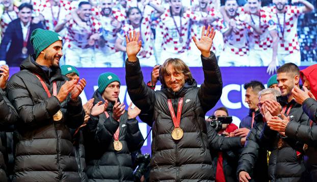 FIFA World Cup Qatar 2022 - Croatia team return to Zagreb