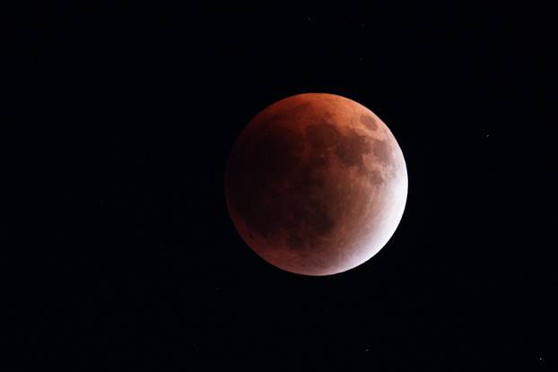 Total lunar eclipse in Jerusalem