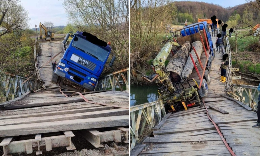 Urušio se most na rijeci Krapini, propao kamion. Policija: 'Došli smo na teren, a vozila nema...'