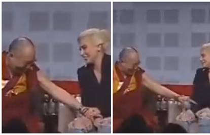 VIDEO Dalaj Lama je dodirivao nogu Lady Gage na neprimjeren način: Koliko nisko može pasti?