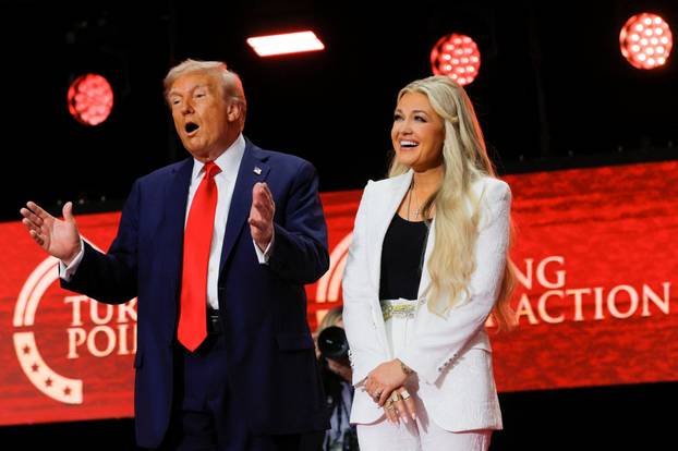 Memorial service for slain conservative commentator Charlie Kirk at State Farm Stadium in Glendale