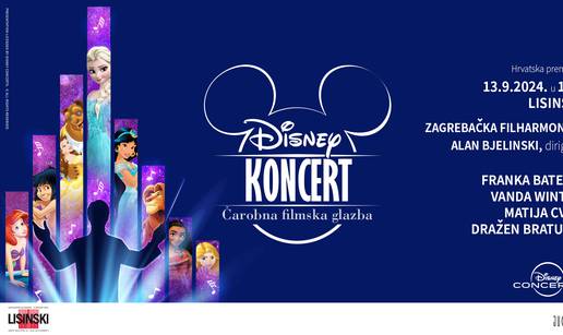 Doživite čaroliju Disneyjevih hitova uz filharmonijski orkestar u Lisinskom!