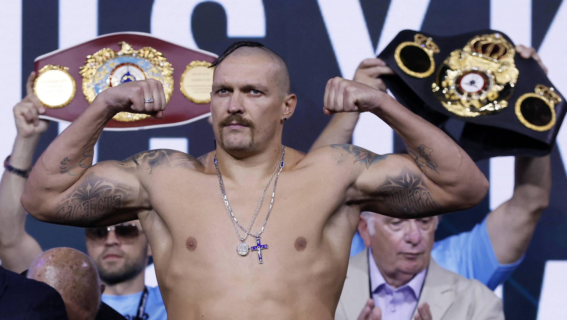 Boxing - Oleksandr Usyk v Anthony Joshua - WBA, WBO and IBF Heavyweight World Title - Weigh-in