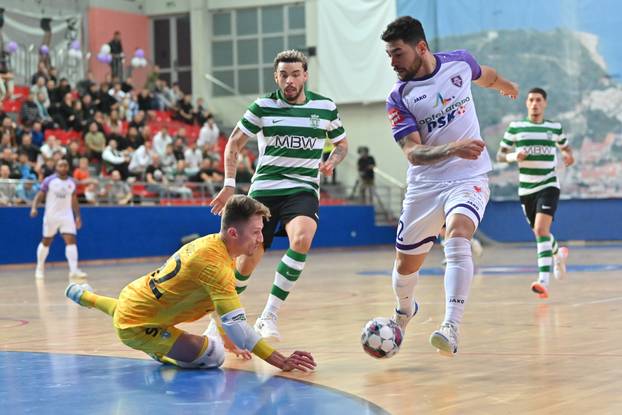 Makarska: Novo Vrijeme i Sporting sastali se u 3. kolu Futsal Lige prvaka