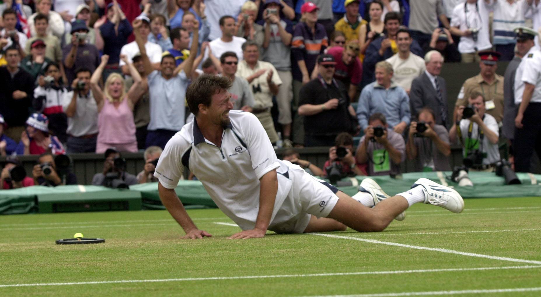 Wimbledon Ivanisevic beats Rafter