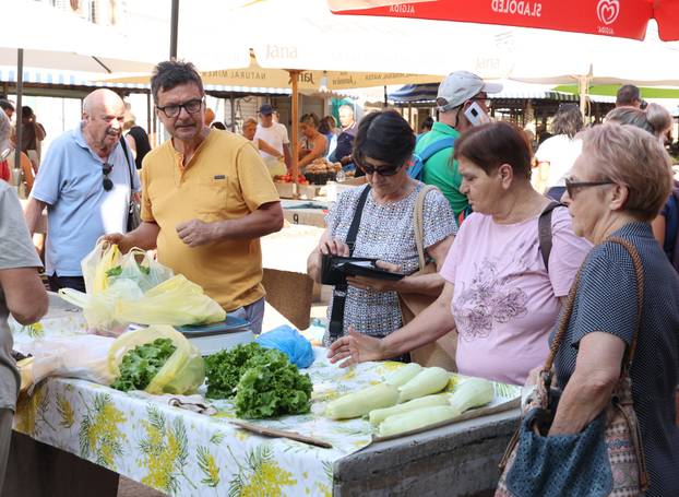 Šibenik: Bogata ponuda vo?a i povr?a na gradskoj tržnici