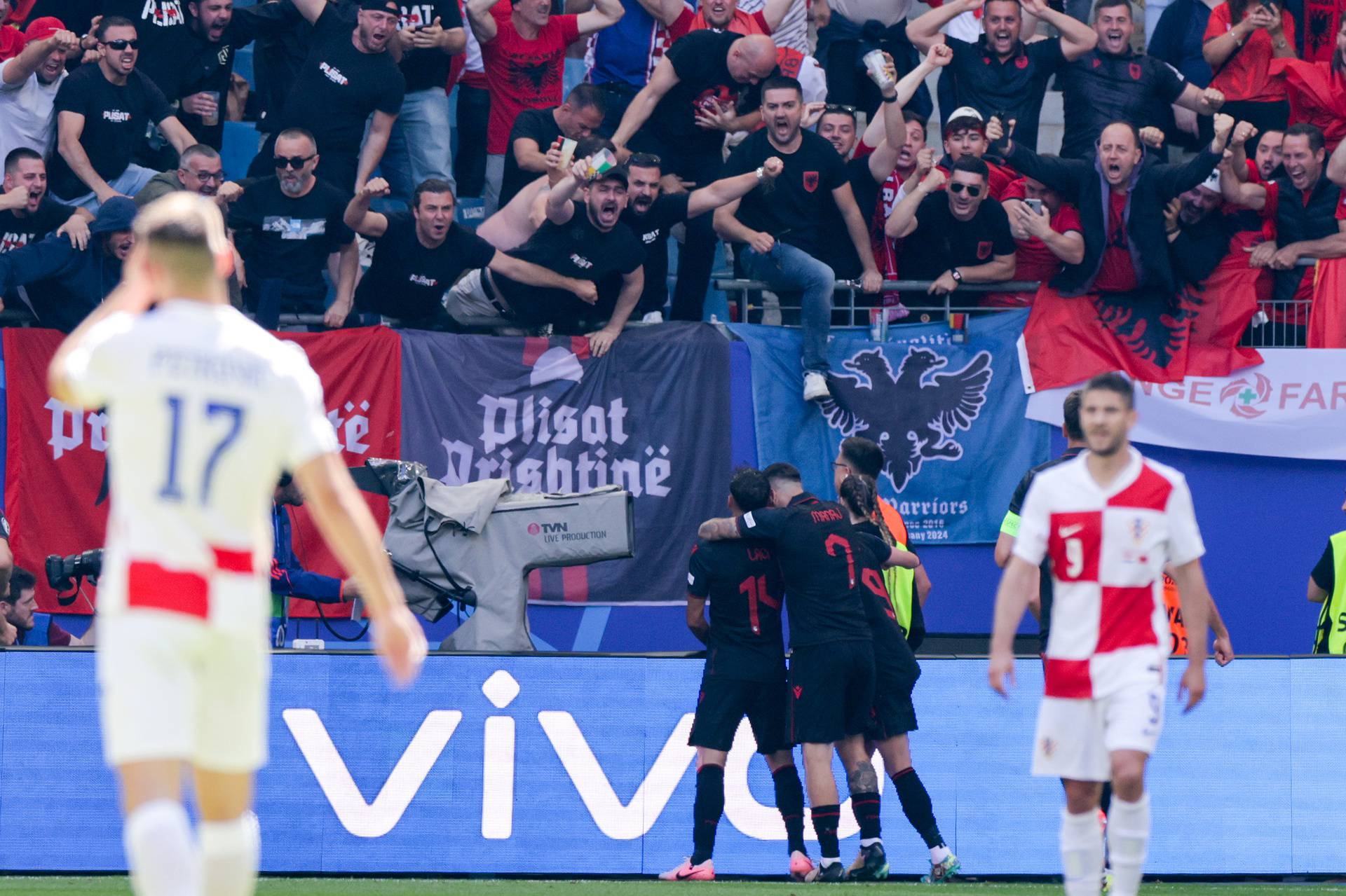 Hamburg: Albanija vodi u susretu Hrvatske i Albanije u 2. kolu skupine B na Europskom prvenstvu