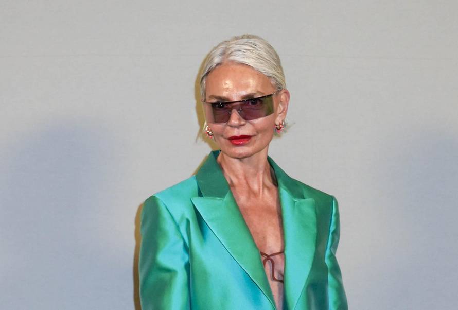 Milan, Milan Fashion Week, women's Fall Winter 2023/2024 - arrivals by Alberta Ferretti