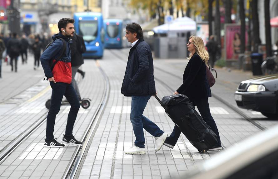 Zagreb: Okupljanje hrvatske nogometne reprezentacije uoči utakmice sa Slovačkom