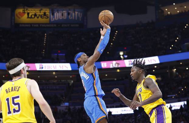 NBA: Los Angeles Lakers at Oklahoma City Thunder