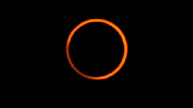 A partial solar eclipse is observed in Colombia