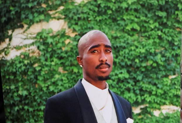 Rapper Tupac Shakur's star is unveiled posthumously on the Hollywood Walk of Fame in Los Angeles