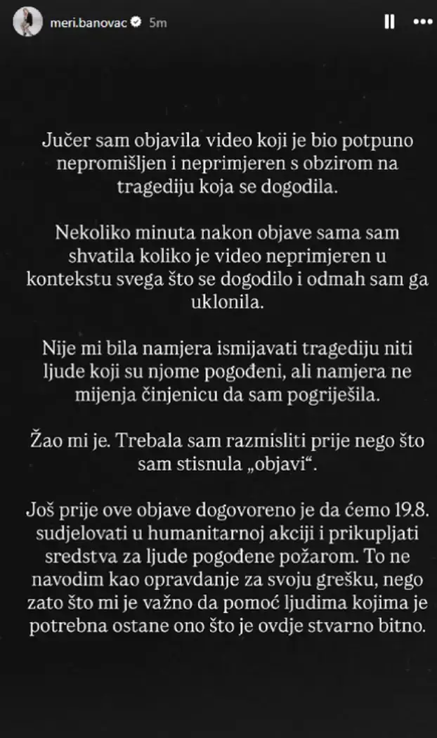 FOTO Šokirala je objavom o požarima pa sve izbrisala. Evo kako se mijenjala Meri Banovac