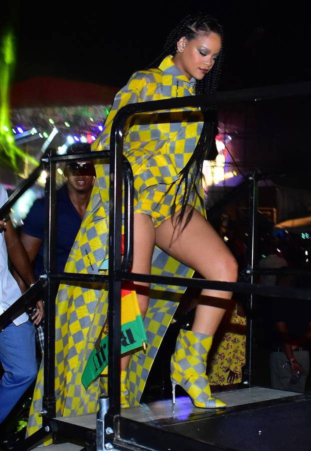 EXCLUSIVE: Rihanna spotted at Reggae star Buju Banton concert in Barbados