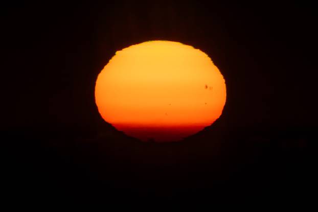 Biokovo  -  Zalaz sunca promatran sa vrhova Biokova 1100m/nm