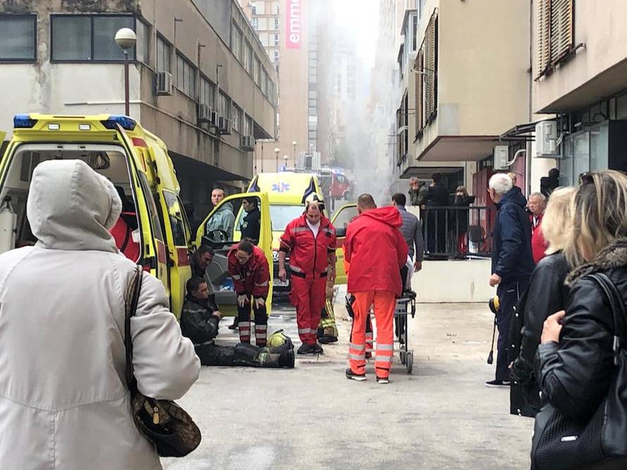 Buktinja u Splitu: Izgorjeli stanovi, petero ozlijeđenih