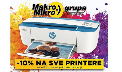 Ostvarite 10% popusta na sve printere u MakroMikru