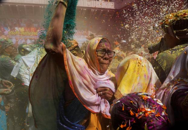 Holi celebrations in Vrindavan