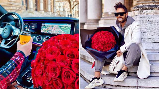 Grubnić za Valentinovo dobio buket ruža i upario ga s modnim dodacima vrijednim 15 tisuća kn