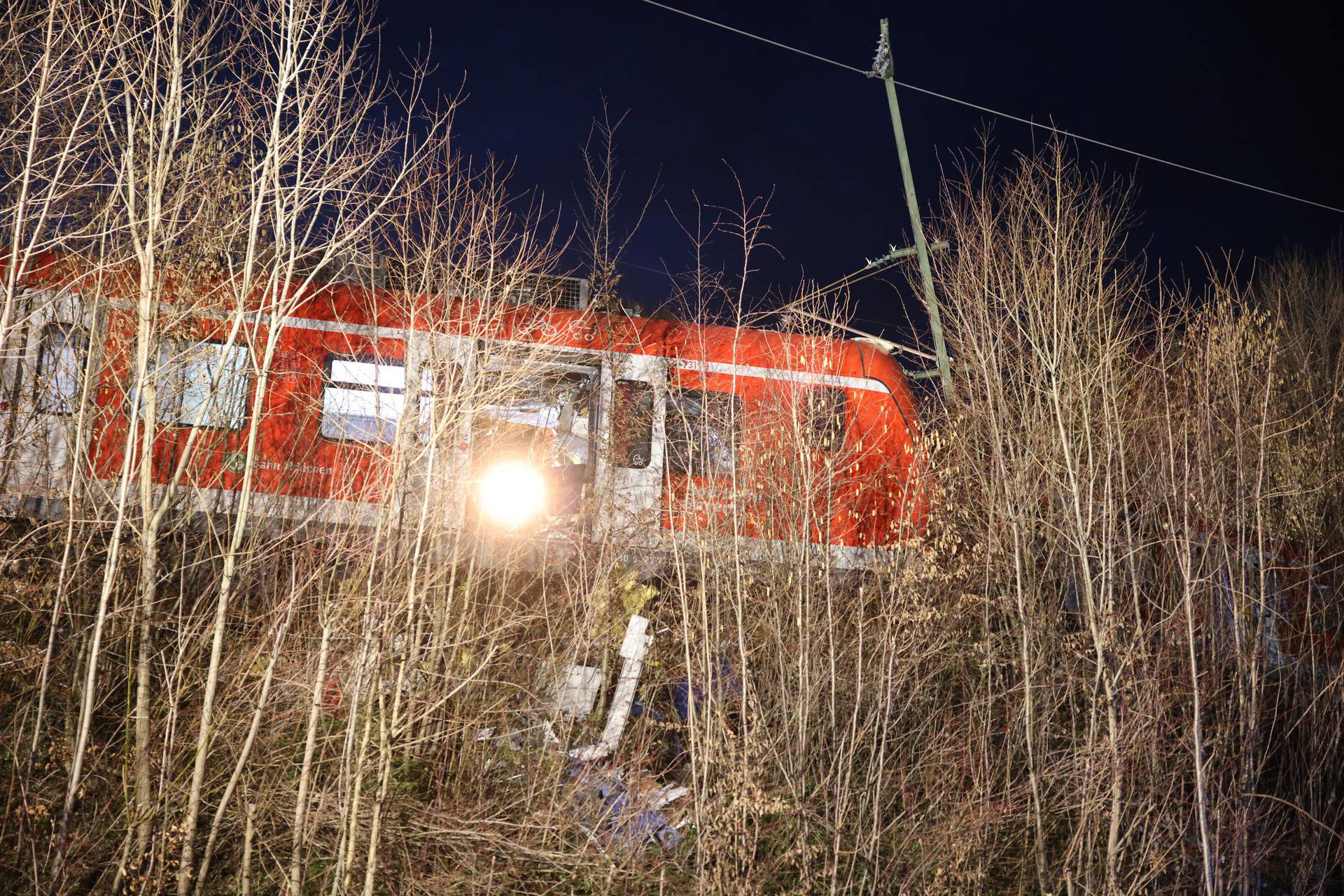 Collision of Munich suburban trains